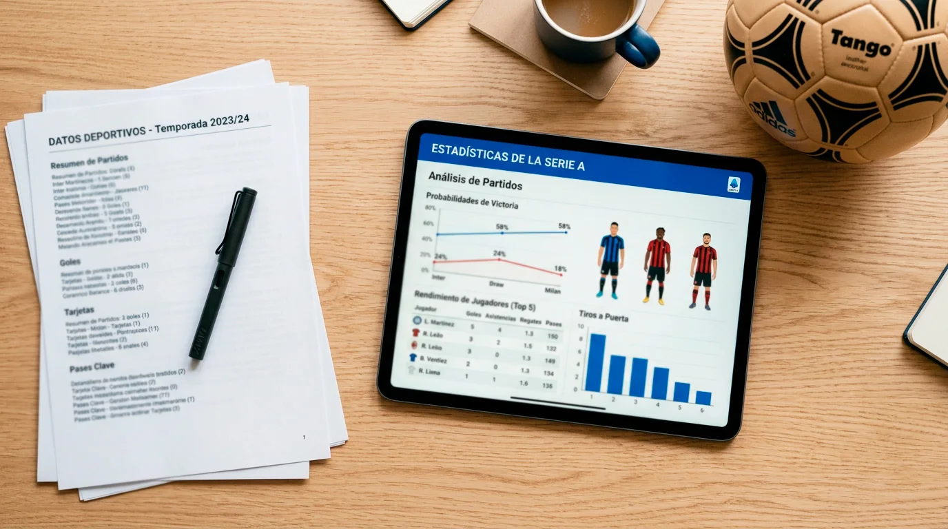 Estadísticas de la Serie A italiana para apuestas deportivas